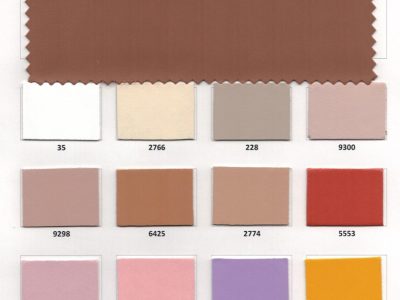 Carta de color de Forro Prepiel, forrería prepiel