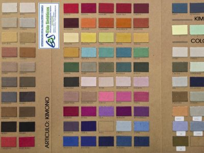 Carta de color de Kimono, artículo de forrería